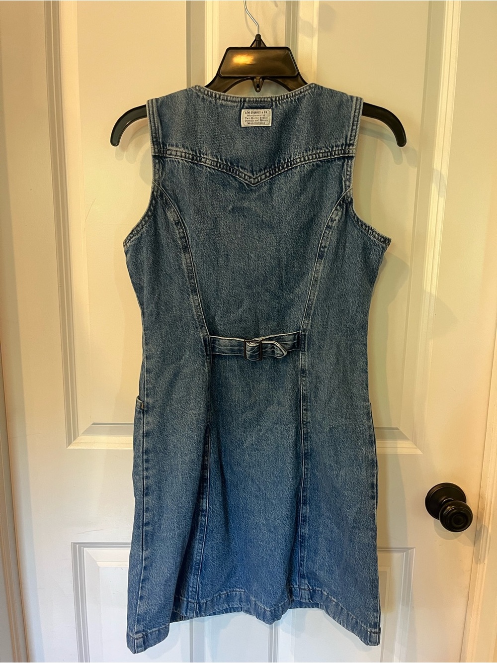 NWT Levi’s Women’s Vianna Denim Button-Front Dress, Size Small - Picture 6 of 10